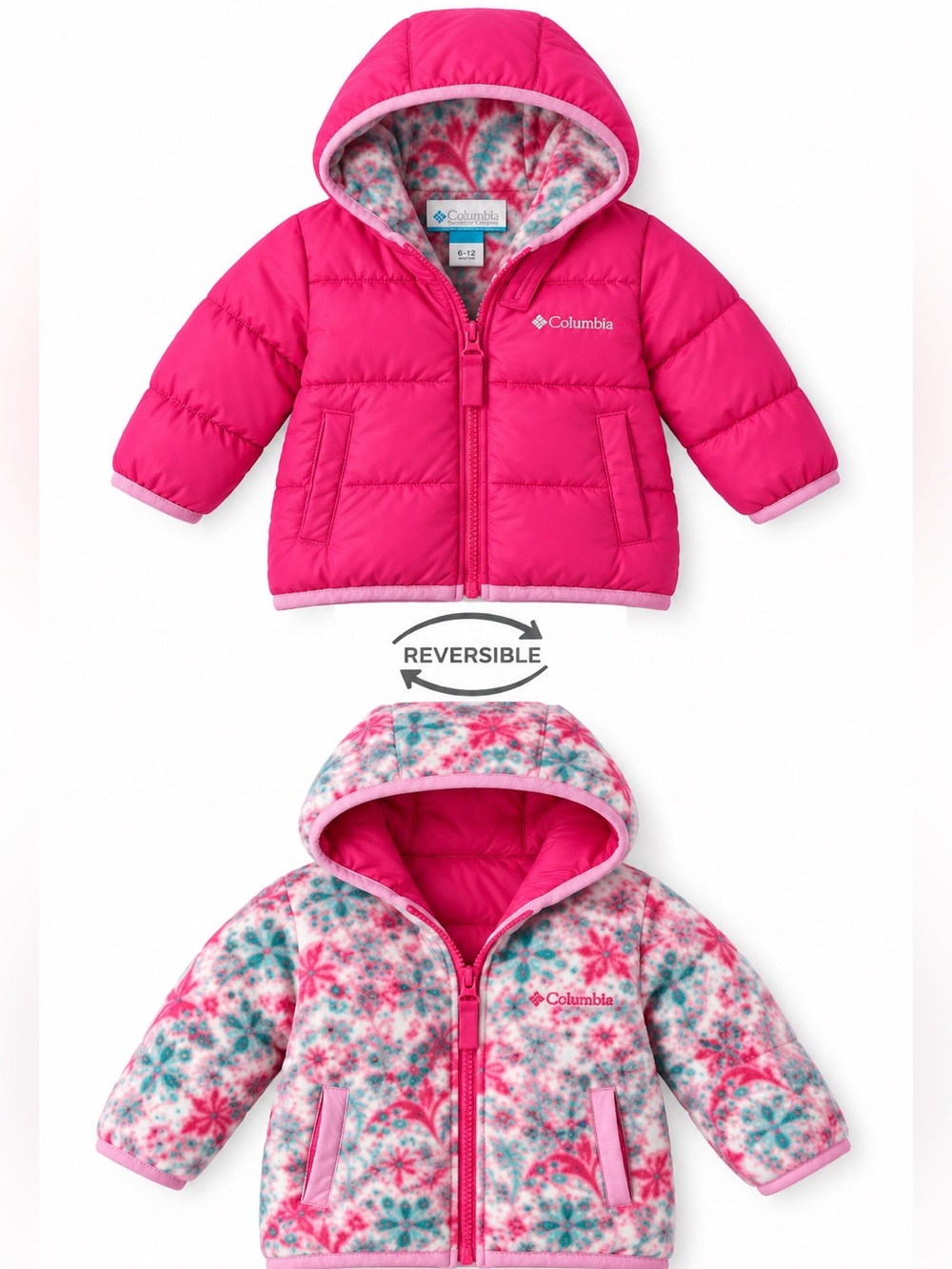 Girls 6-12mos Columbia Quilted Jacket
